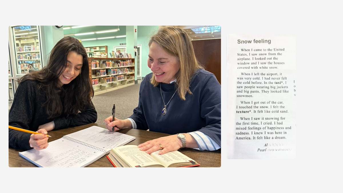 Student poem is published in Easy English News...thanks to her tutor!